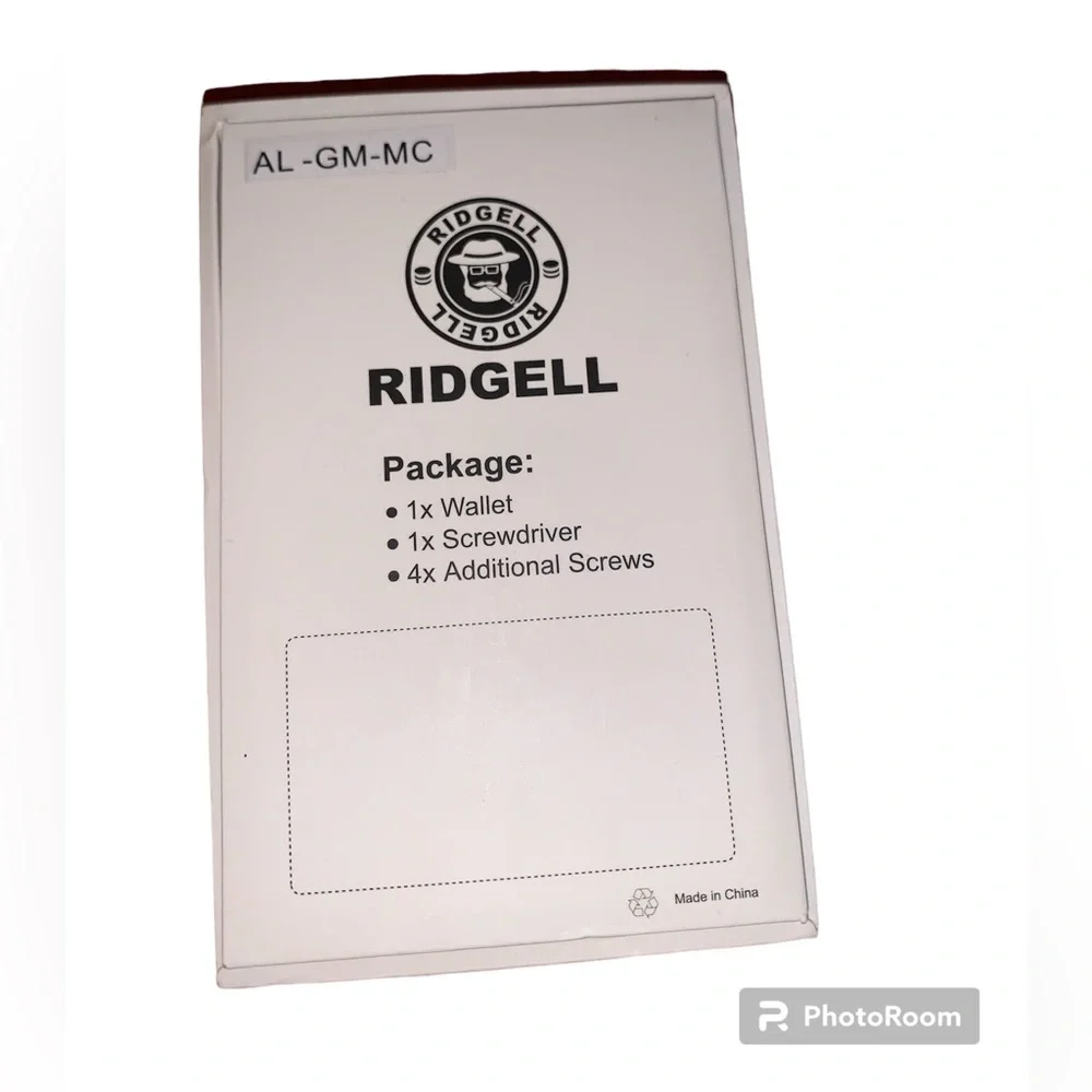 New innovation credit card RIFD wallet with money clip